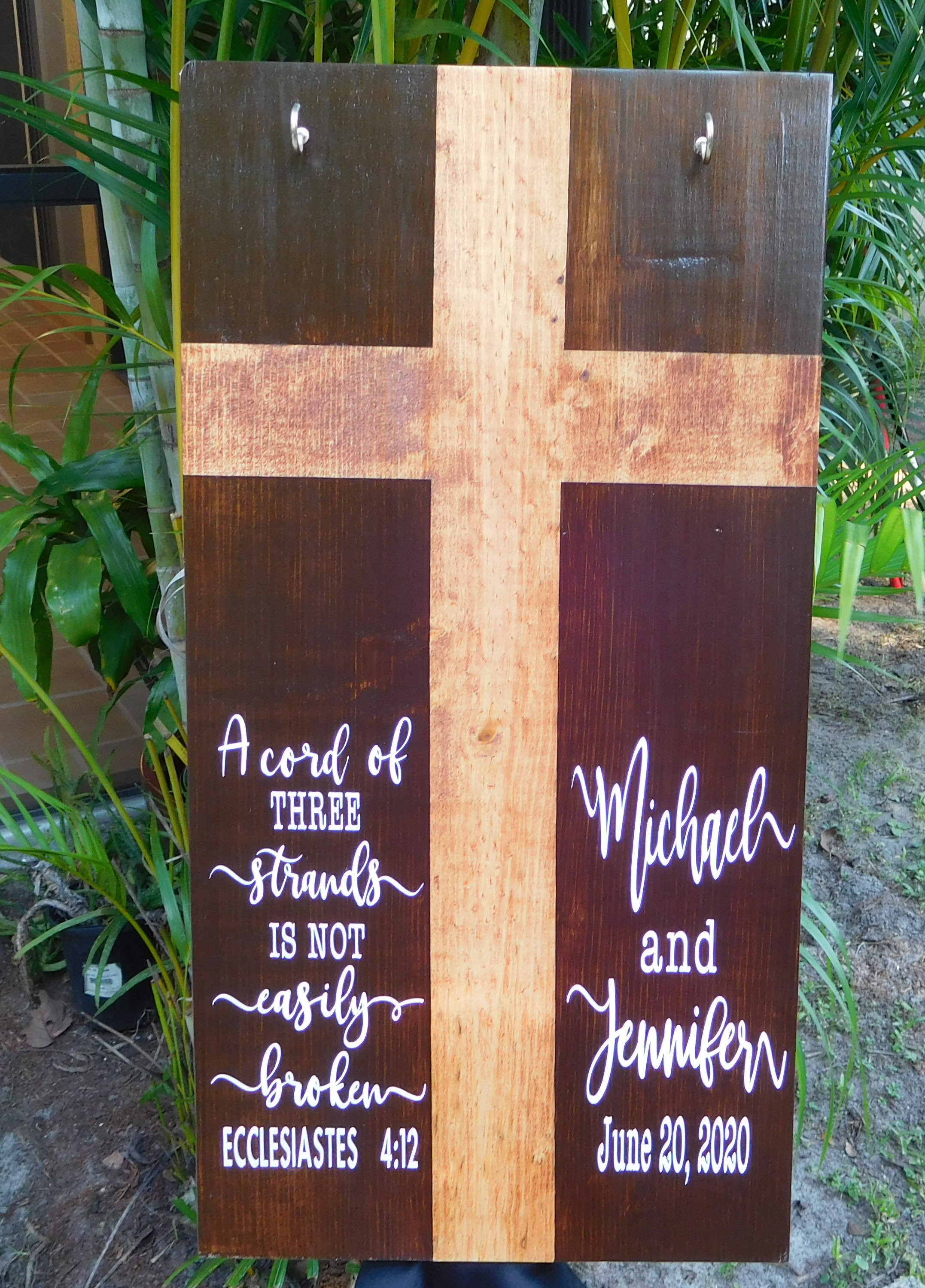Knottying Ceremony Ecclesiastes 412 Christian Wedding Etsy
