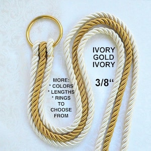 Ceremonia de unidad cristiana, cordón de tres hilos, cordones de unidad para bodas, ceremonia de cordón trenzado, nudo de unidad, cordones de unidad de Dios, cordones de boda de 3/8"