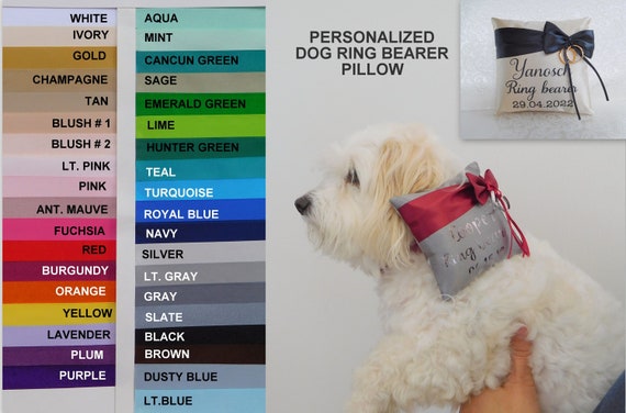 Dog ring deals bearer pillow
