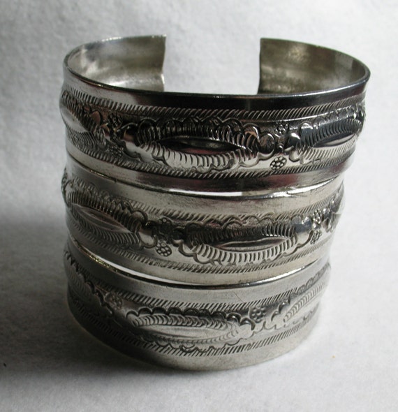 Three Graduating Solid Silver Libyan/Tunisian Tri… - image 1