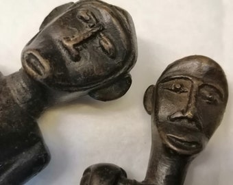 Pair of 19th-Early 20th Century Lobi Bateba Ancestral Spirits