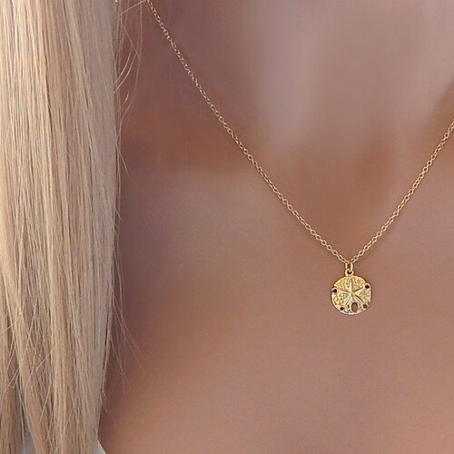SANDSATIONAL NECKLACE, GOLD METALLIC