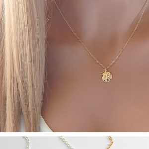 Sand Dollar Necklace, Silver or Gold Dainty Beach Jewelry, Gift for Her Dainty Summer Beachy