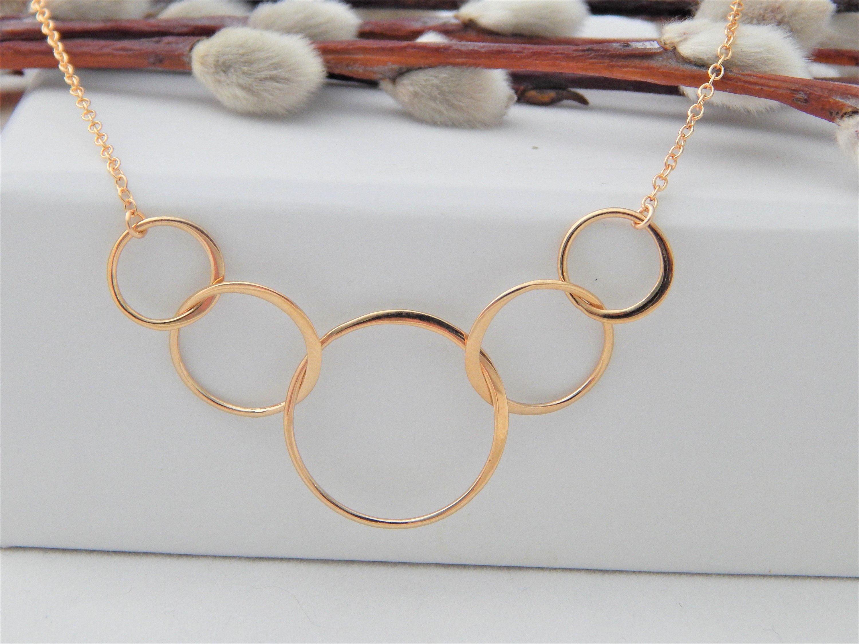 Five Rings for Decades Necklace