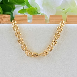 Gold Panther Chain Bracelet, 14k Gold Filled, Minimalist Jewelry image 4