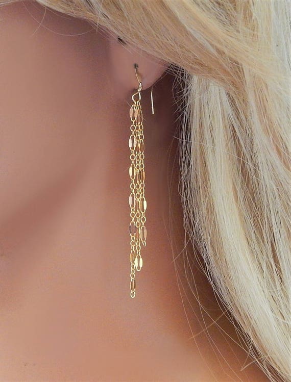 Star Dangle Earrings - Intini Jewels