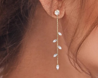 Orecchini A Gancio Eleganti Orecchini Pendenti Con Perle Di Vetro Ceco - In Argento Sterling Placcato, Gancetto, Scegli Il Colore Gioielli Colorati - Foto 7