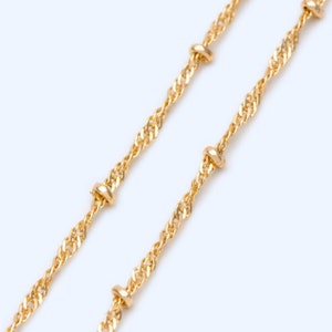 Gold Lariat Necklace Prom Jewelry Sister Gift for Her Y Necklace, Dainty Minimal Silver Beaded Lariat, Girlfriend Gift image 2