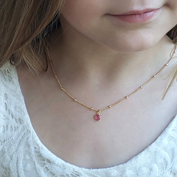 Little Girl Necklace Etsy