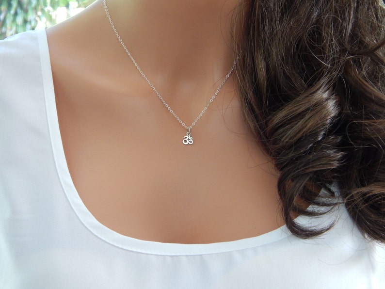Om Necklace for Women Gift for Her Gold Filled Ohm Etsy