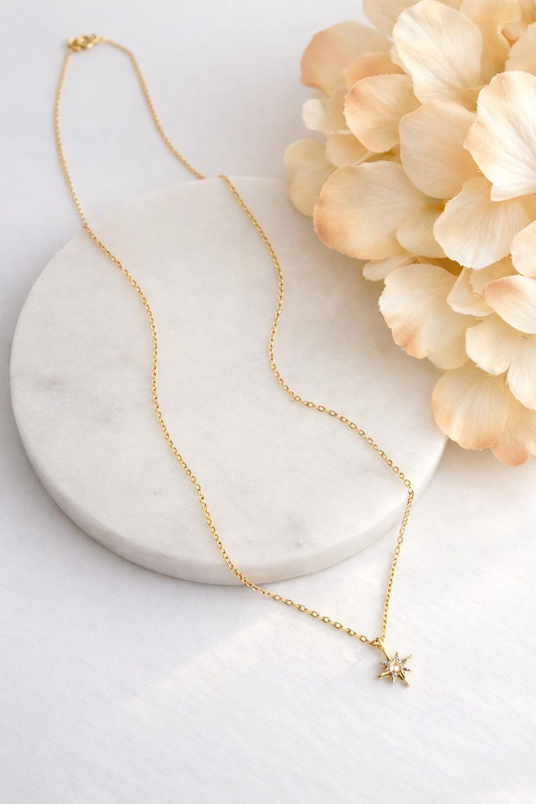 Collana Doppio Filo Donna Con Pendente Goccia in Cristallo