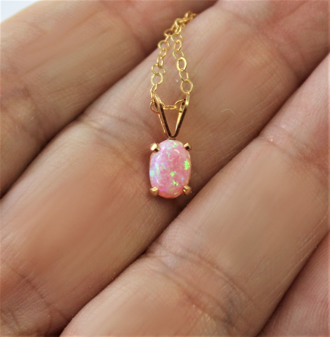 Elegant Opal Necklace Handcrafted Gemstone Jewelry for a Touch of Glam