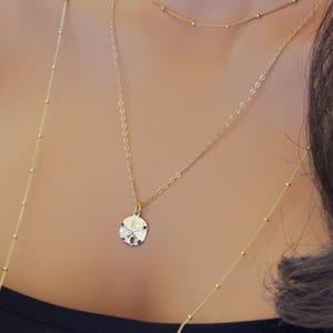 Sand Dollar Necklace Handmade Coastal Jewelry Artisan Crafted Beach Statement Piece Perfect For Everyday Wear Special Occasion Gift Idea