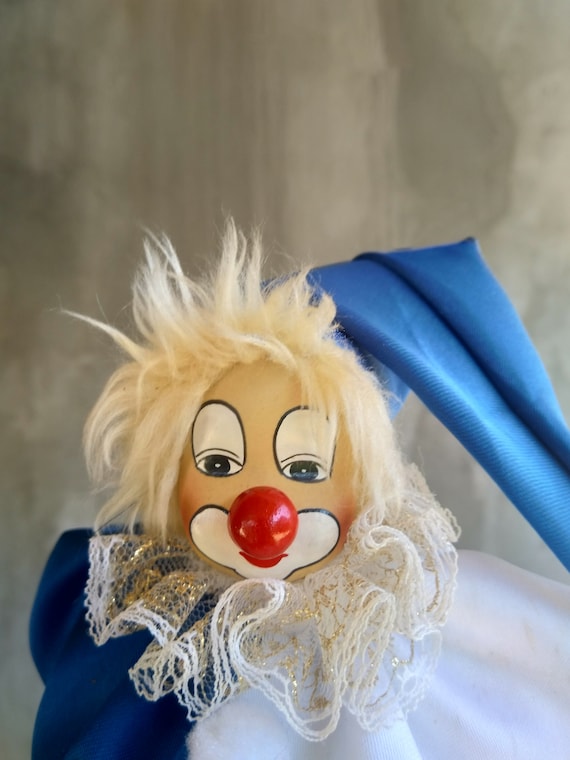 old porcelain clown dolls