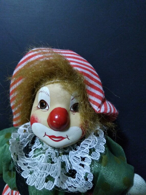 porcelain face clown dolls