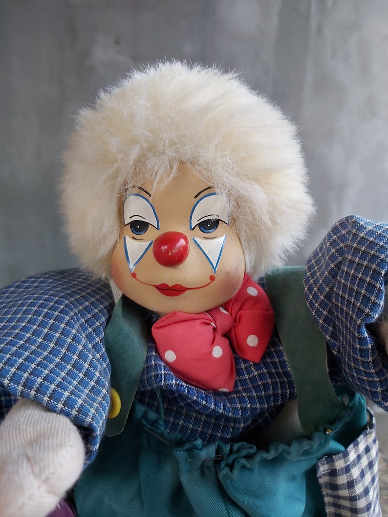Clown Porcelain Clown Vintage Porcelain Clown Sammler Doll Clown Kein Spielzeug Puppen Fur Erwachsene Sammler Clown image 2