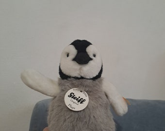 ヴィンテージ　60年代のシュタイフのペンギンです。 ドイツ製ヴィンテージペンギンぬいぐるみ 希少な一点物