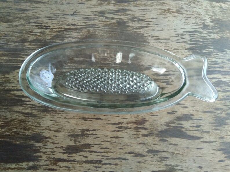 Pressed Vintage Pressed Glass Garlic Grater Lemon Grater Etsy