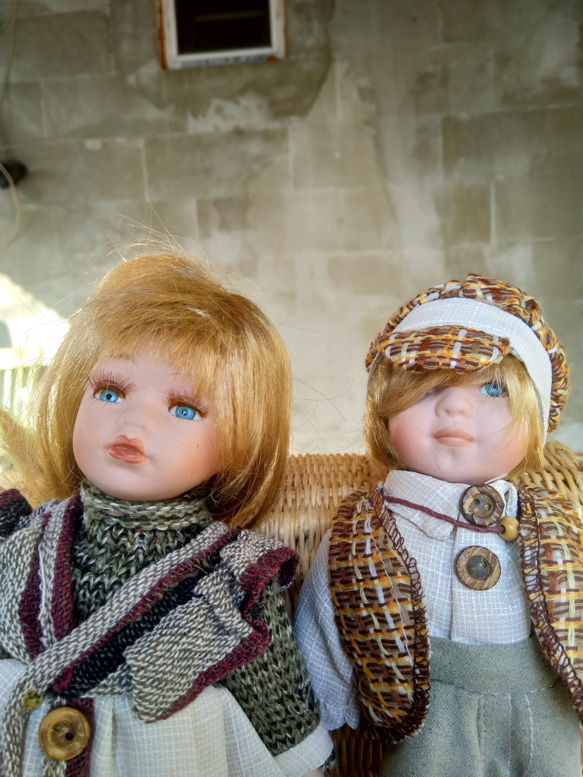 old ceramic dolls