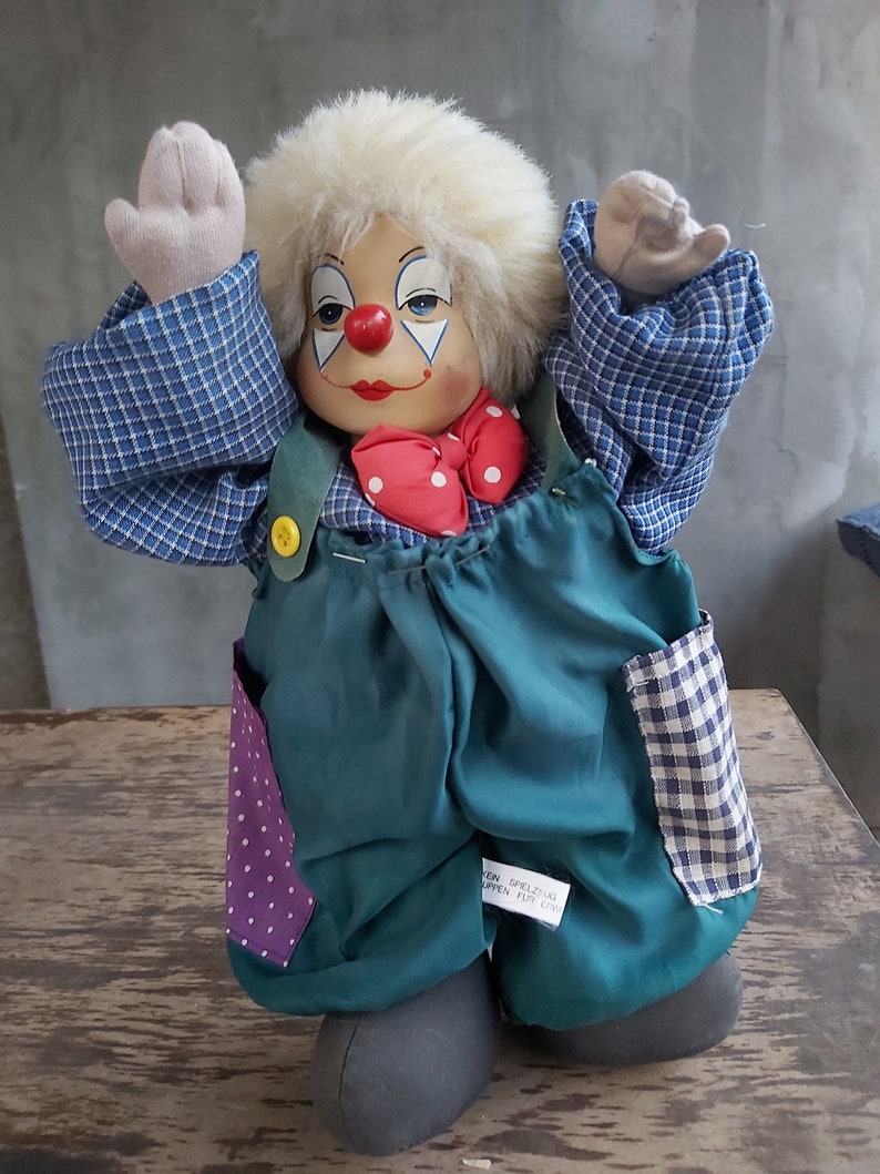 Clown Porcelain Clown Vintage Porcelain Clown Sammler Doll Clown Kein Spielzeug Puppen Fur Erwachsene Sammler Clown image 4