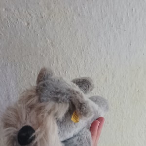 Dog Steiff Vintage Steiff Vintage Dog Dog Steiff Vintage Steiff Vintage Dog Button on Ear 7975/20 Flag