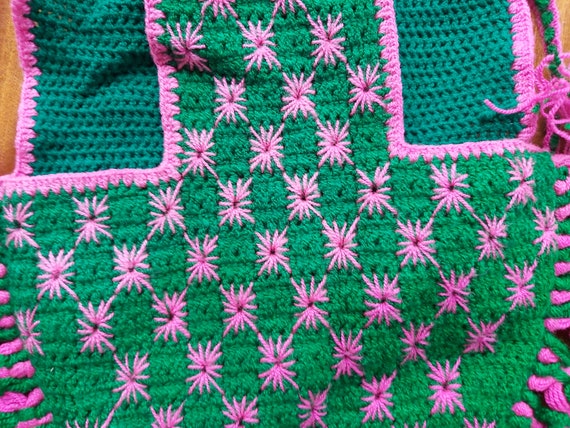 Apron Knitted Apron Hand made Apron Children Apron