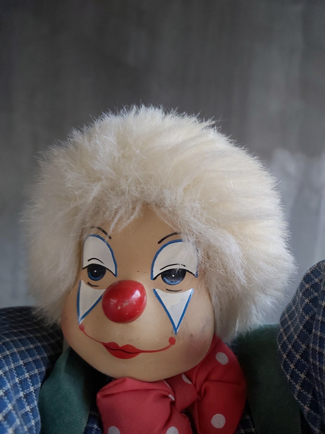 Clown Porcelain Clown Vintage Porcelain Clown Sammler Doll Clown Kein Spielzeug Puppen Fur