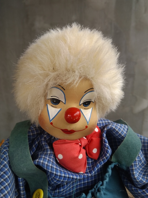 Poup e clown en porcelaine clown vintage en porcelaine corps de