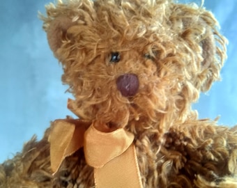 Bear Berrie Vintage Bear Plush Bear  Russ Berrie Honeyfitz Bear Plush Stuffed Animal Soft