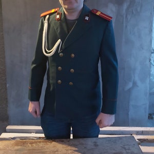 Vintage Military Uniform Military Chanel Military Uniform Mmilitary Shinel Military Coat Authentic Military Uniform Bulgarian Military Cloth