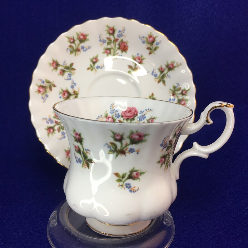 Royal Albert WINSOME Bone China Demi Tasse Tea Cup and Saucer Etsy