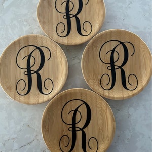 Appetizer Wine Glass Topper-set of 4 Customized - Etsy