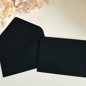 5x7 envelope - Black fit wedding invitation template download - corporate card download hand calligraphy address envelope - Pure Invites