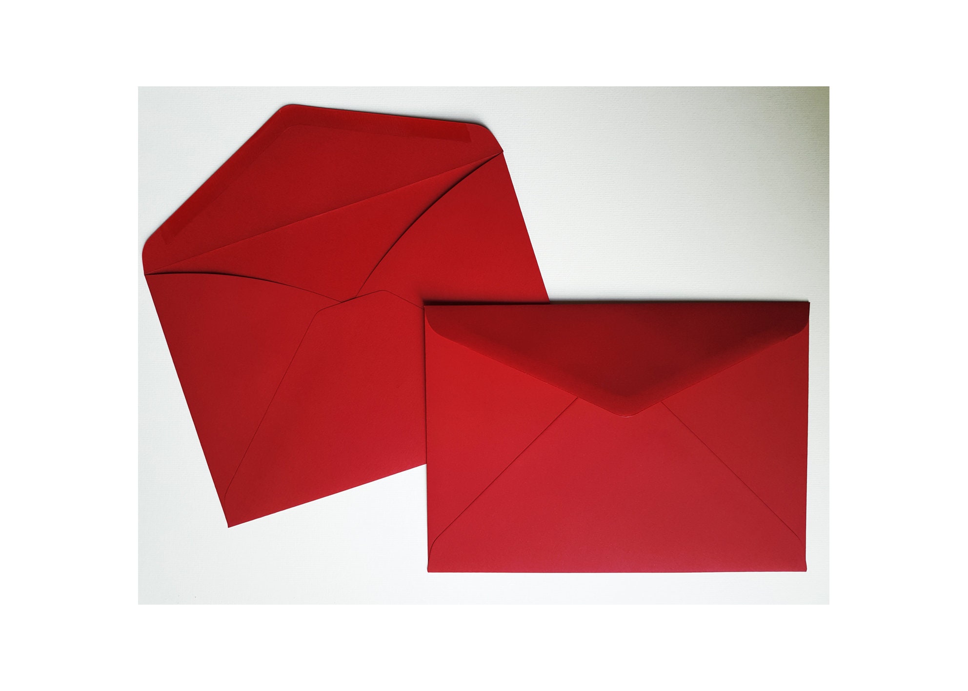 Red C5 Envelope Sydney Australia Crimson Euro Flap Banker Etsy Australia