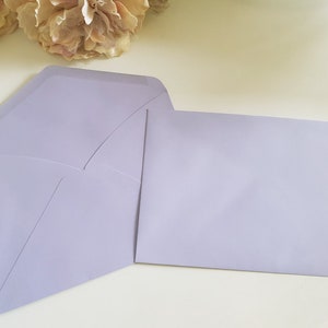 Purple C5 envelopes Sydney Australia Pastel Lilac Mauve ideal hand calligraphy banker fit A5 printable template download Wedding invitation