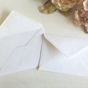 5x7 Umschlag - Weiß Euro Klappe Sydney Australien glatte Textur - Ideale Handkalligraphie druckbare Vorlage für Einladungen in der Nähe von A7