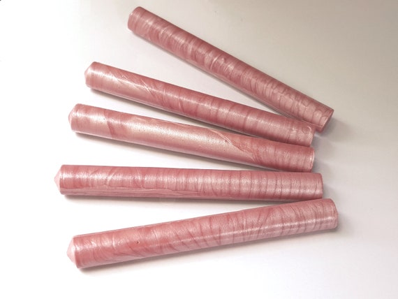 Sealing Wax Sticks Australia Sydney Blush Pastel Pink Glue Gun Wax Seal  Sticks Traditional Envelope handmade Australia Pure Invites 