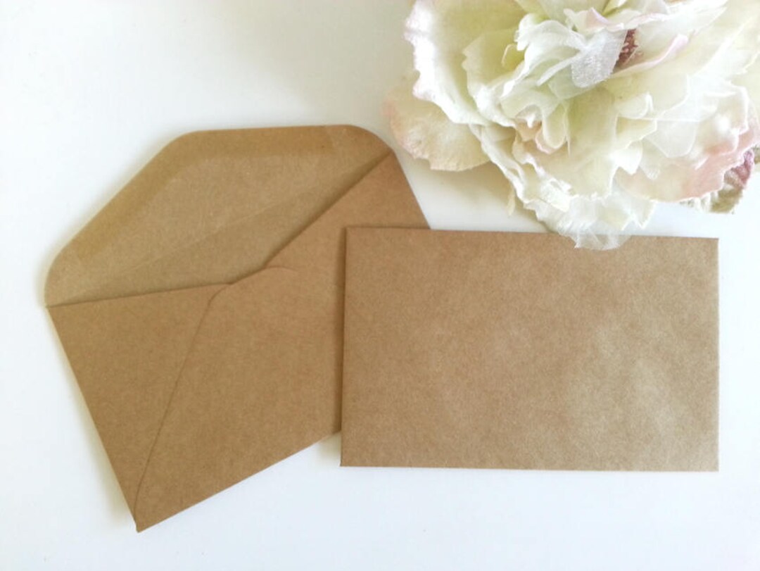 11B Envelopes Sydney Australia Small Mini Kraft Navy Blush Etsy