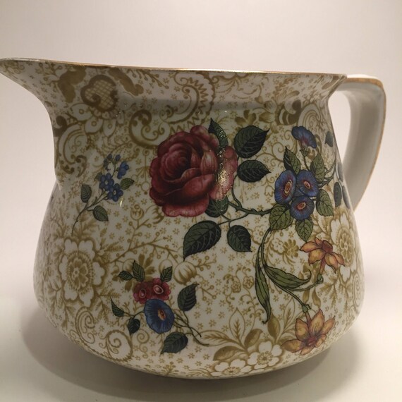 Large Burleigh Ware Jug Etsy