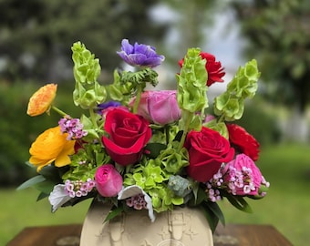Handbag Flower Vase | Decorative Purse Planter | Resin Home Decor