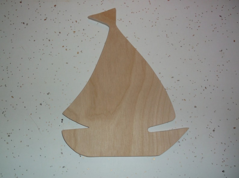 Sail Boat Wood Sale Boat Nautical Fishing Wood Shapes Wooden Sail Boat Wood Supplies Wood Crafts 8 12 x 6 Craft Supplies