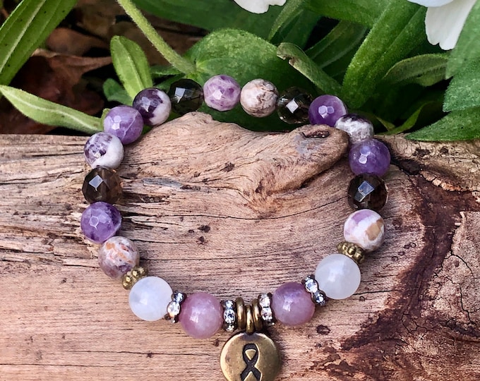 Kick Cancer's A**, Cancer Support Bracelet, Cancer Awareness Bracelet