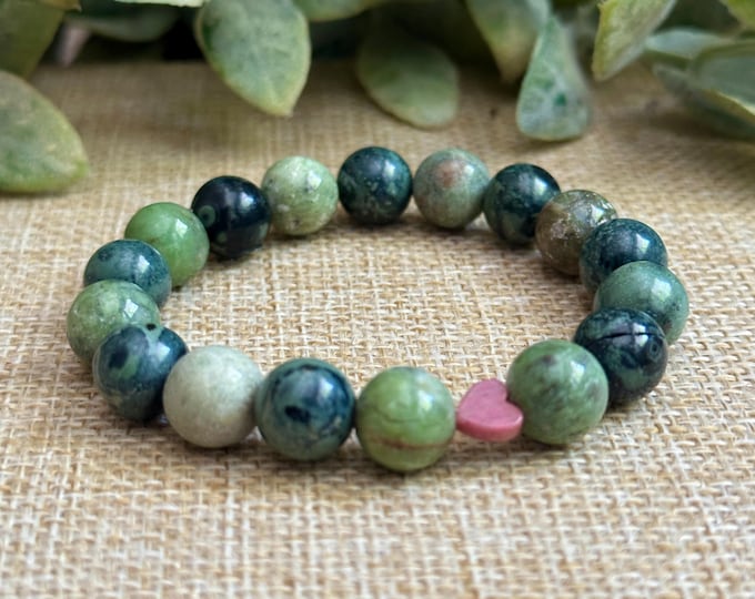 Love Grows Here | Choose from 6mm, 8mm or 10mm sized stones