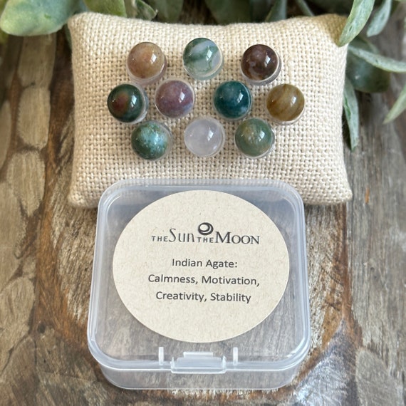 Gemstone Pin Its |   Push Pin, Thumbtacks, Magnets, Vision Board |Choose From:  Indian Agate, Tigers Eye, Amethyst, Apatite, Howlite