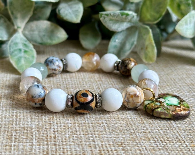 Fresh (Chunky) Bracelet | Turquoise, Prehnite, Citrine, Opal
