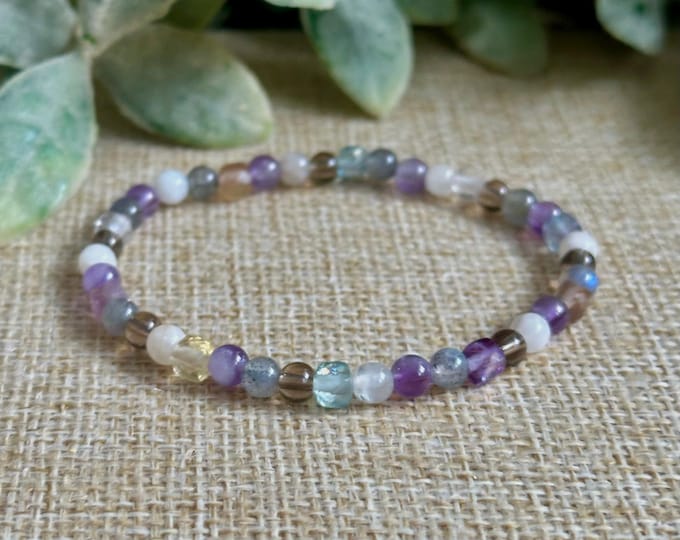 Empath Anchor Tiny Bracelet, Emotional Safety Bracelet, Energy Protection for Empaths, Burnout Recovery Jewelry