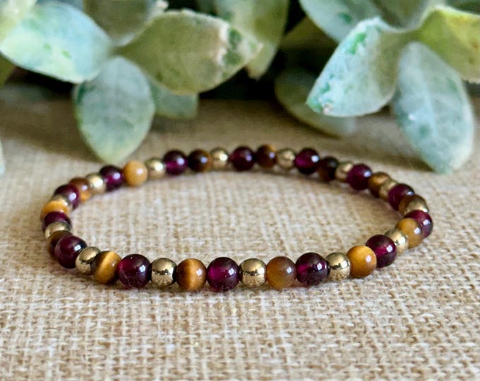 Confidence Code Tiny | Pyrite, Garnet, Tigers Eye