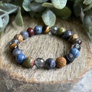 Earthy Empath Support | Negative Energy Crystals | Protection Bracelet | EMF