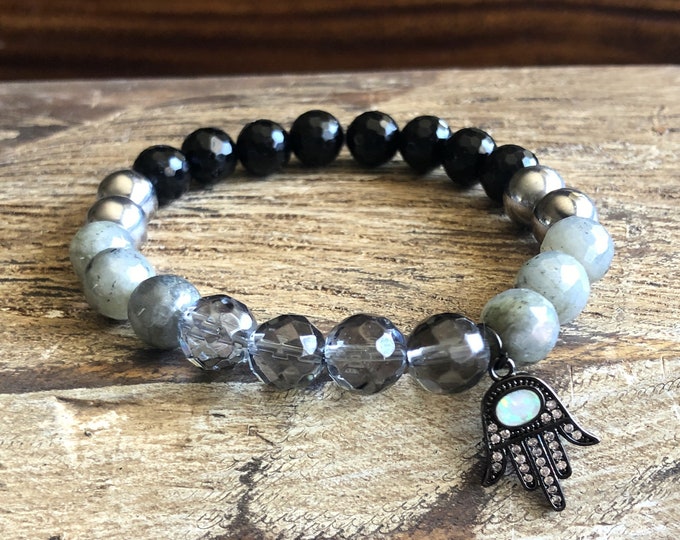 I Am Protected | Protection Bracelet | Hamsa Bracelet