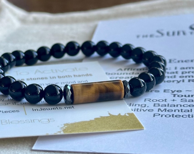 Triple Energy Protection Mini | Positive Mindset, Courage, Negative Energy Cleansing